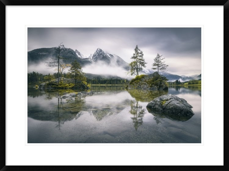 "Rainy Morning At Hintersee (Bavaria)"  by Dirk Wiemer, 32x24"