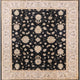 Ahgly Company Indoor Square Mid-Century Modern Area Rugs, 3' Square