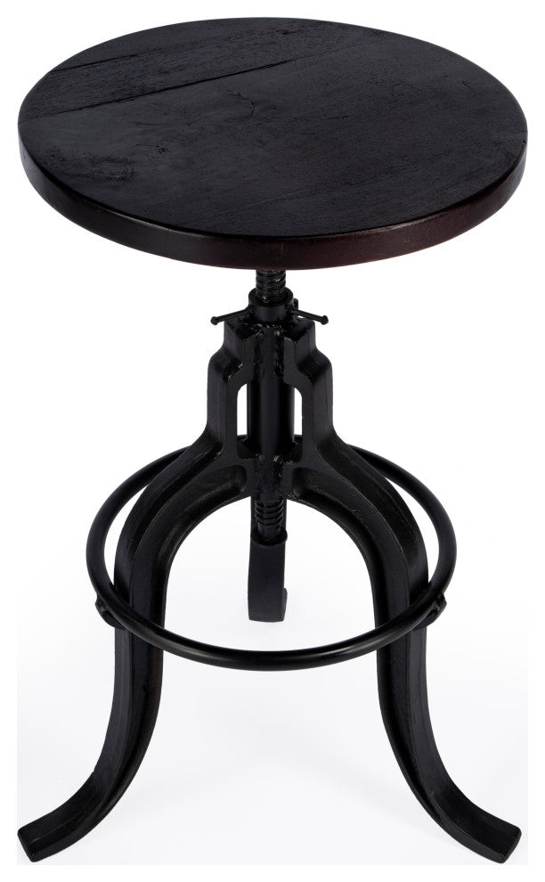 Butler Industrial Chic Iron Revolving Bar Stool