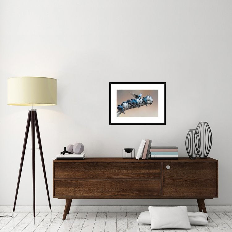 "No Room? No Problem. I Will Make Myself Some Room."  by Cheng Chang, 30x22"