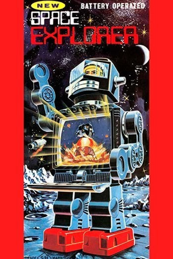 Battery Operated Space Explorer - Paper Poster 20" x 30"