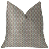 Jazzy Straw Multicolor Luxury Throw Pillow, 26"x26"