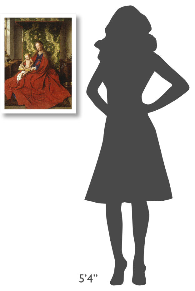 "Madonna & Child" Digital Paper Print by Jan Van Eyck, 18"x24"