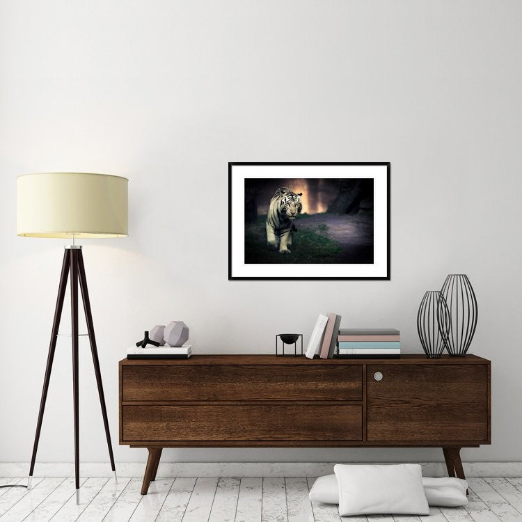 "White Walker" Framed Digital Print by Jesus Gonzalez, 38"x28"