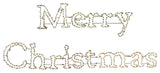 Christmas Giant Outdoor LED Lights, 2-Piece Merry Christmas Sign, Warm White
