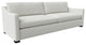 Nativa Interiors Ashley Sofa 105", Grey, Depth: Deep Plush