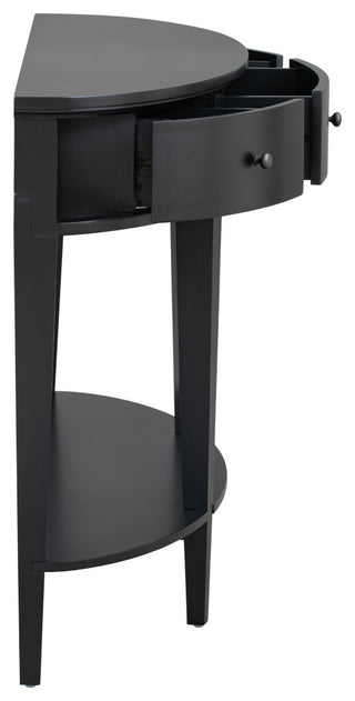 Gewnee Modern Curved Console Table Sofa Table