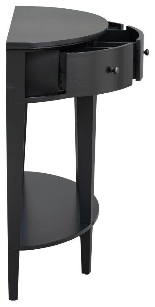 Gewnee Modern Curved Console Table Sofa Table
