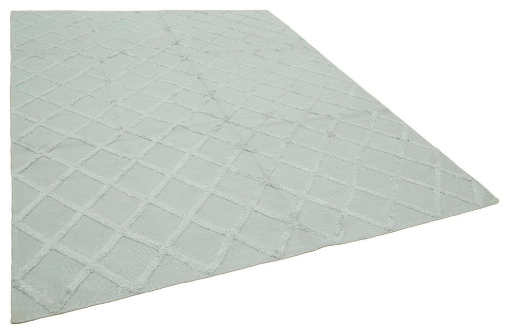 Rug N Carpet - Hand-knotted Modern Design 8' 0'' x 10' 0'' Flatweave Kilim Rug