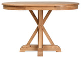 Maxwell Oval Pine Dining Table by Kosas Home, Brown