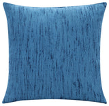 Stacy Garcia Blue Linen Handmade Throw Pillow