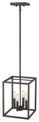 Cobar 4-Light Oil-Rubbed Bronze Pendant