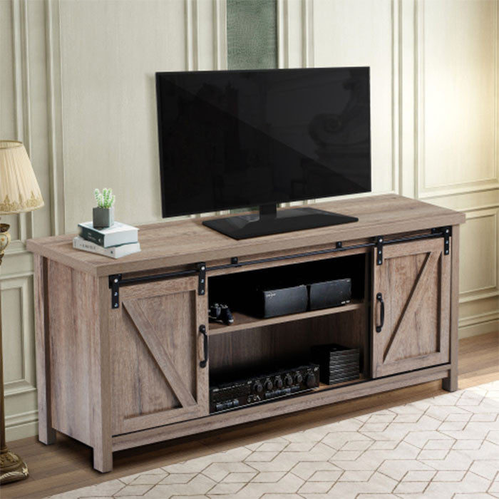 Vintage Melamine board  Tv Stand (Oak + Particle Board)