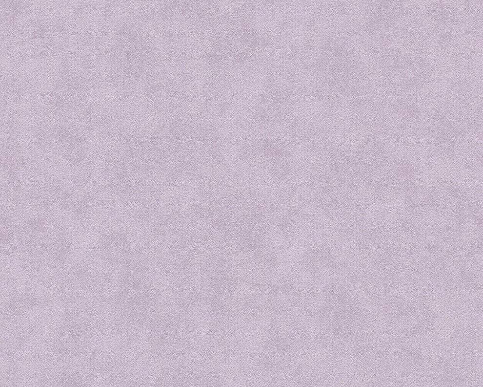 Memory2, Romantic Cottage Style Fresh Pastel Light Purple Matt Wallpaper Roll