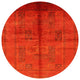Ahgly Company Indoor Round Mid-Century Modern Area Rugs, 8' Round