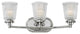 Hinkley Bennett Three Light Vanity, Polished Nickel