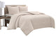 Felicia 3 Piece Comforter Set, Beige, King