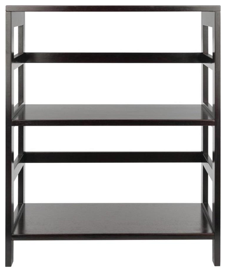 Torino 3-Piece Set Storage Shelf With Black Fabric Baskets