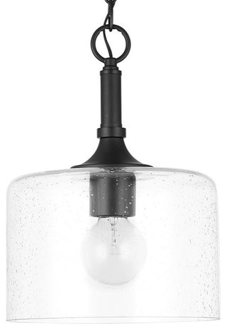Capital Lighting 339311 Carter 1 Light 10"W Mini Pendant - Matte Black