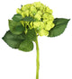 Vickerman 15"Short Stem Hydrangea X 2, Green, Set of 3
