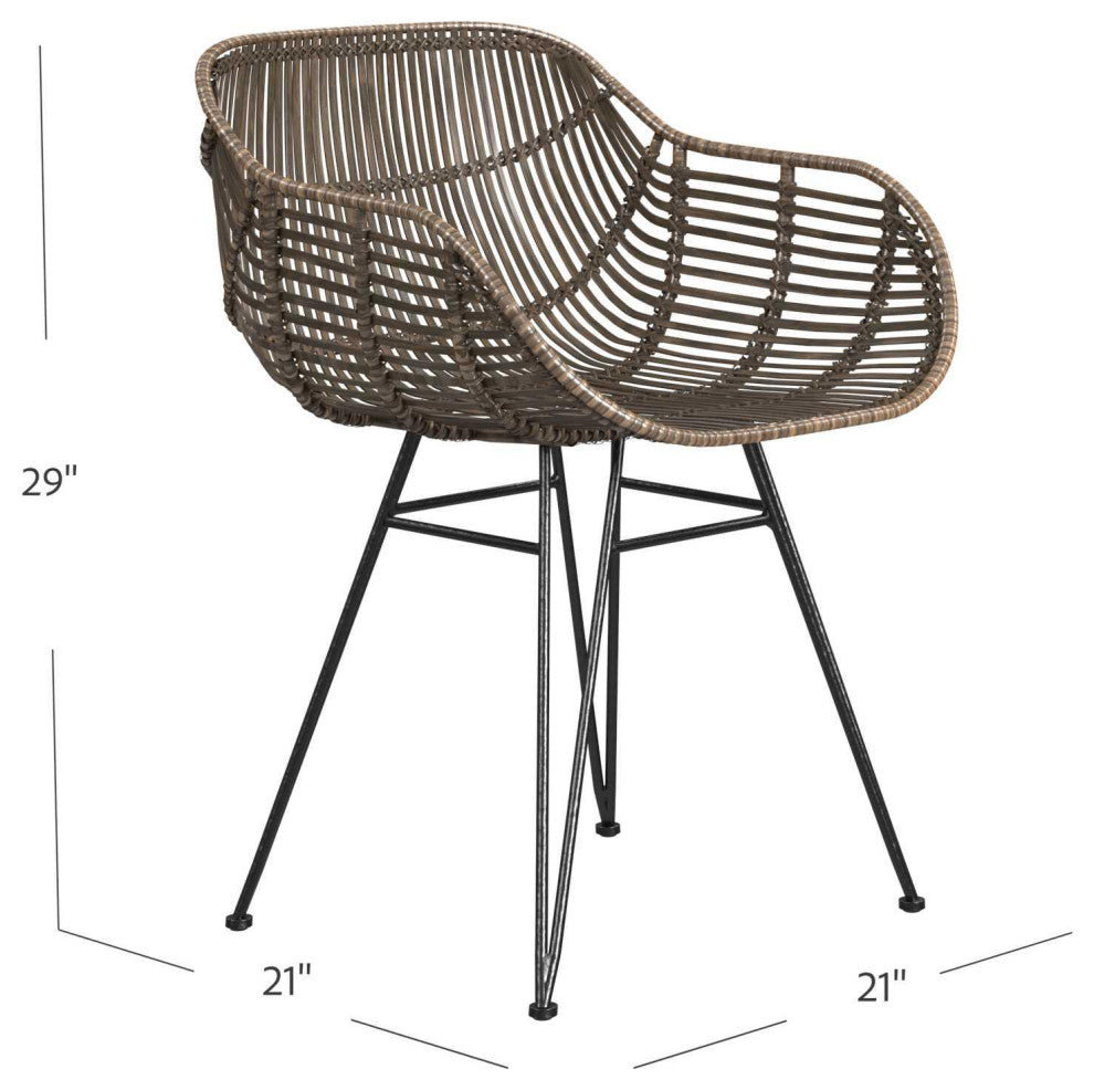 Ryanne Arm Dining Chair Set of 2