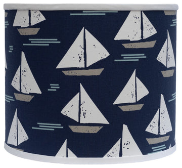 Cape Netted Glass Nautical Sailboat Accent Lamp