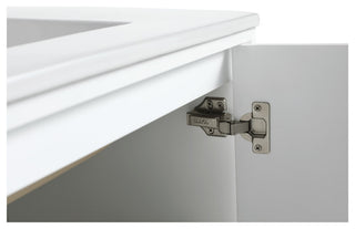 Wilmington Bath Vanity, White Matte, 30 Inch, Rose Gold Hardware