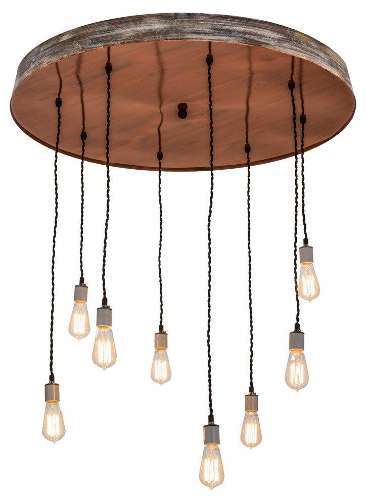 36 Wide Alva Grange 8 Light Cascading Pendant