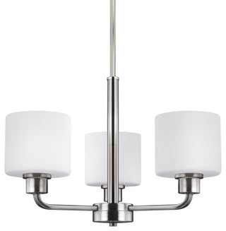 Generation Lighting 3128803 Canfield 3 Light 20"W Outdoor - Brushed Nickel