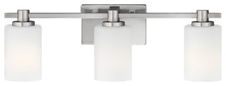 Hinkley Karlie Bathroom Vanity Light, Brushed Nickel, 3 Light