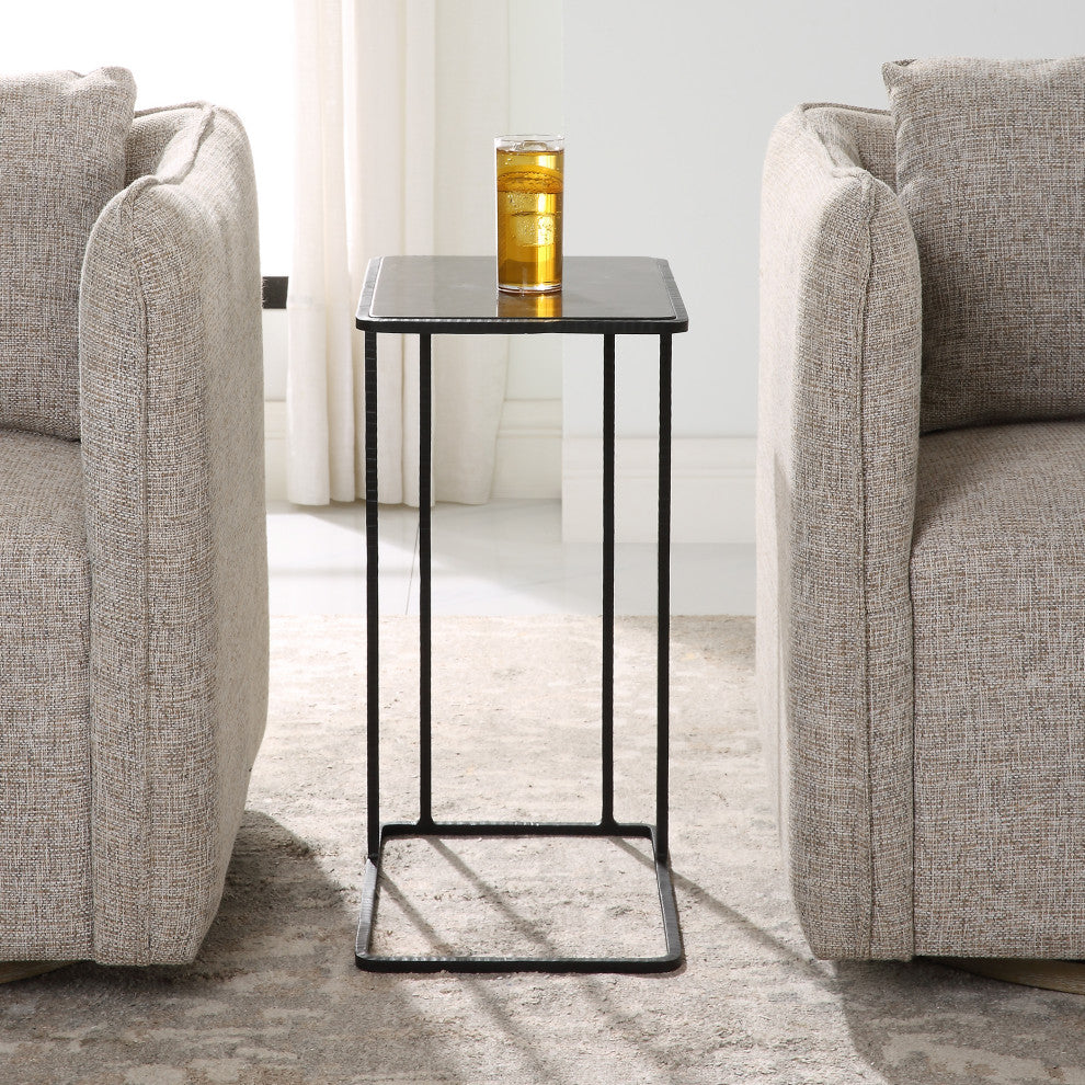Uttermost - 22905 - Accent Table - Cavern - Polished Bluestone