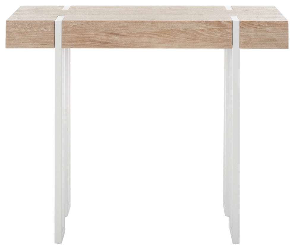 Safavieh Aberton Console Table, Natural/White