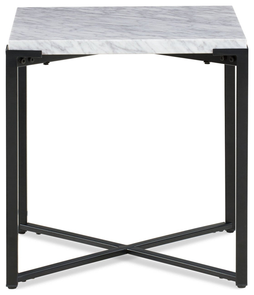 Modus Saxon End Table in Matte Black