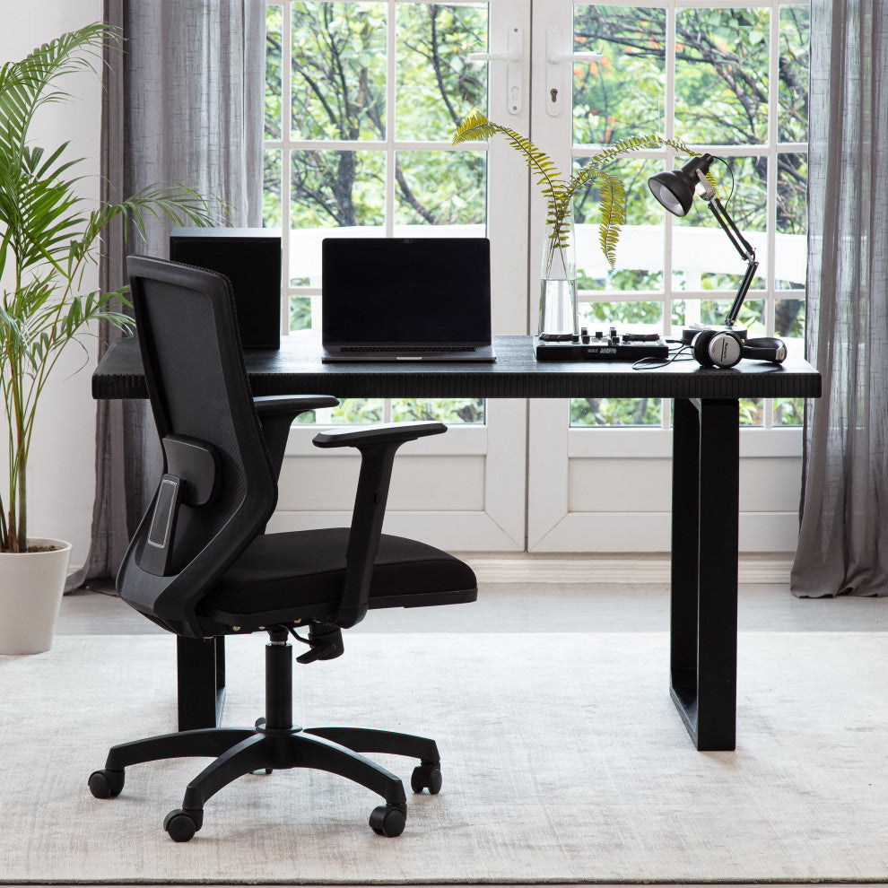 Ancona Desk Solid, Black