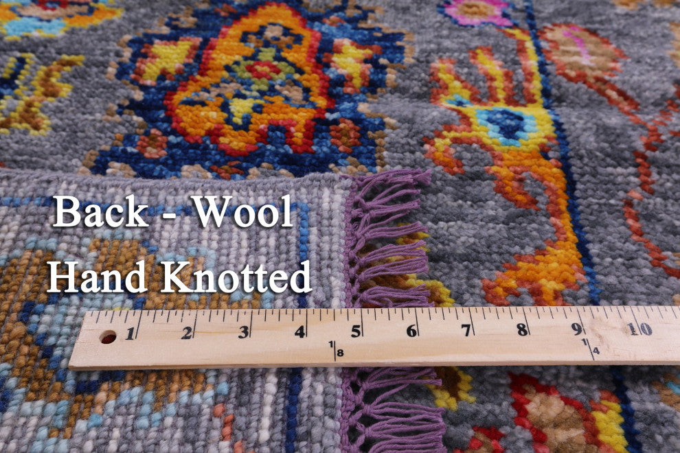 Runner Handmade Turkish Oushak Wool Rug 2' 7" X 7' 6" - Q16128