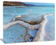 Beautiful Coast of the Dead Sea, Large Beach Canvas Wall Art, 40"x30"