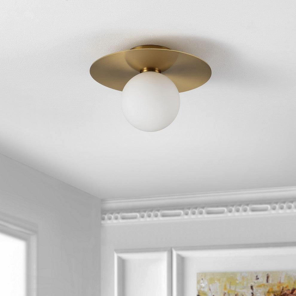 Safavieh Finlay Flush Mount Painted Gold