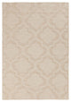 Central Park Solid and Border Khaki Area Rug, 2'3"x10' Runner