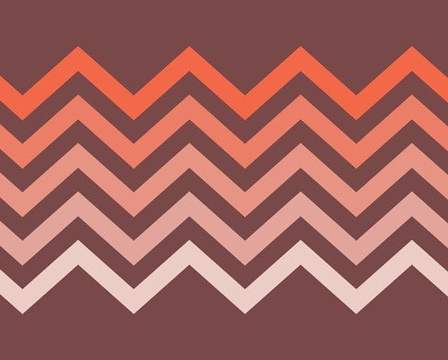 "Ombre Chevron" Sherpa Blanket 80"x60"