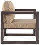 Modern Urban Contemporary Outdoor Patio Sectional Sofa Set, Mocha Fabric