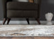 Abani Aspen Collection ASP160A Contemporary Gray Marble Area Rug