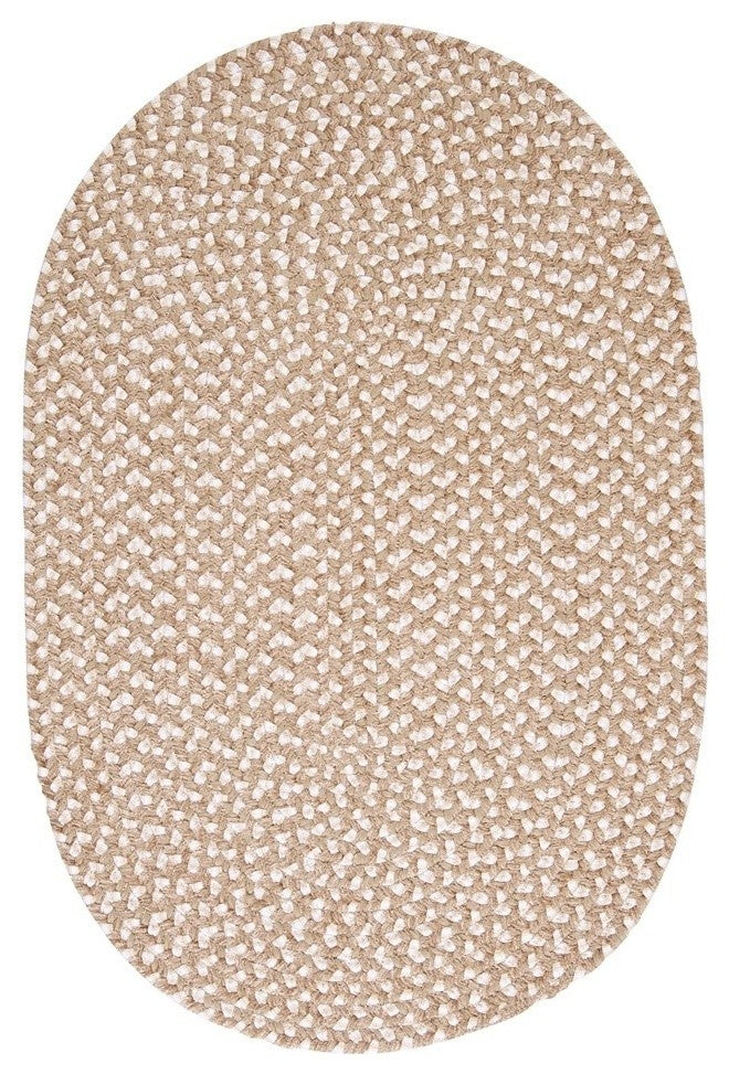 Colonial Mills Confetti TI19 Natural Kids/Teen Area Rug, Oval 2'x12'