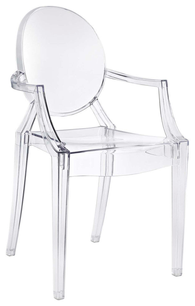 Modern Clear Casper Dining Armchair
