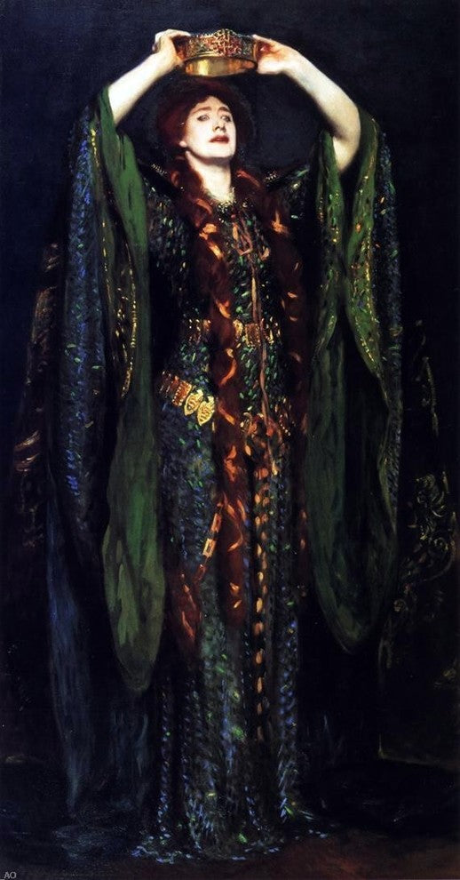 John Singer Sargent Ellen Terry as Lady Macbeth Gallery Wrapped Canvas Print