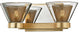 Wink 13" LED Bath Wall Sconce, Gold Leaf, Clear Glass