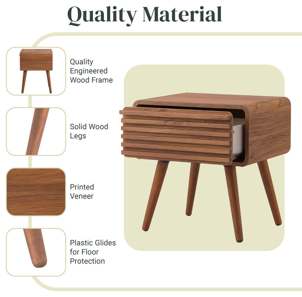 Wilson Slat Coffee/ End Table, End Table