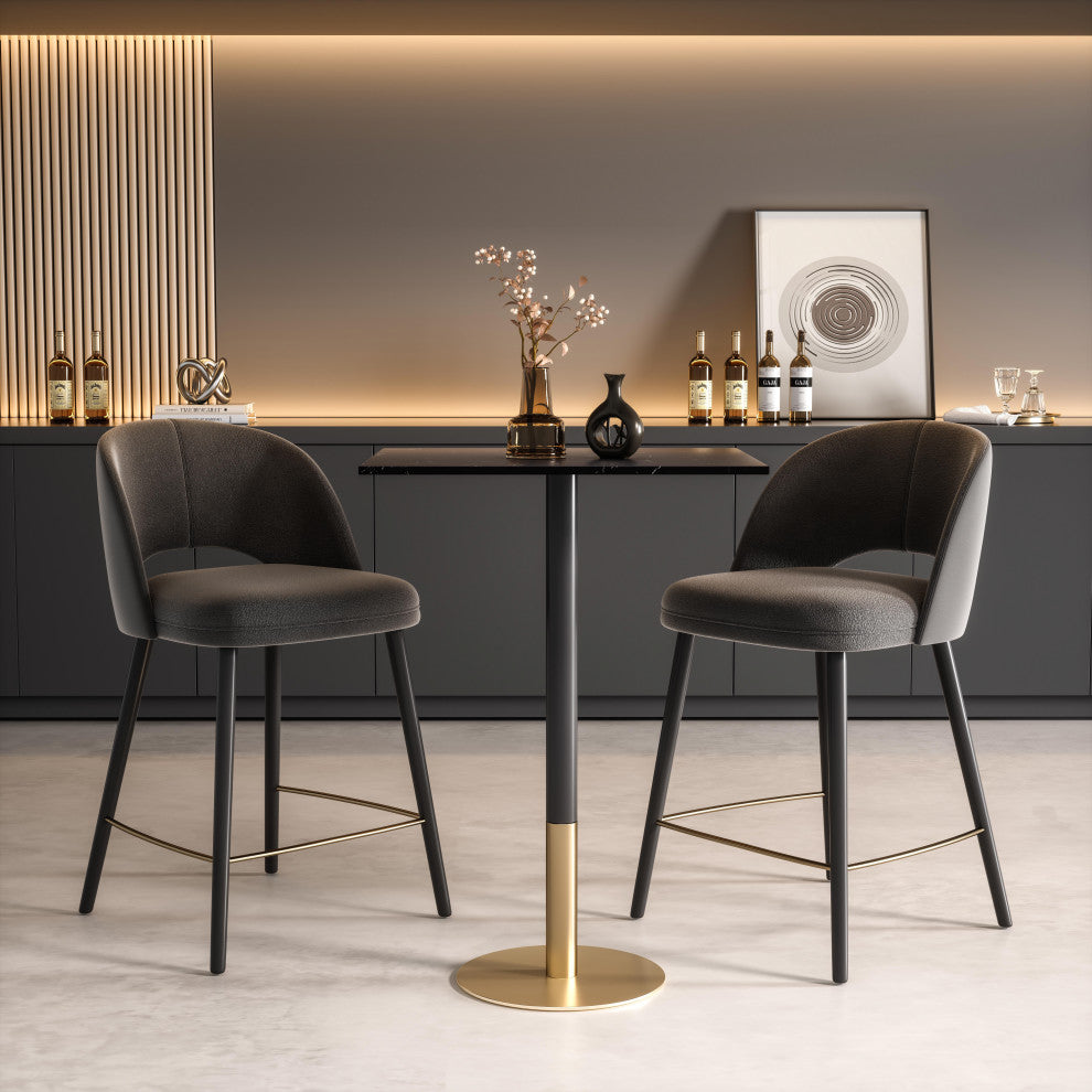 Home Living 28" Pub Table, Black