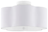 Safavieh Joeluna 3 Lt 16" Flush Mount, White
