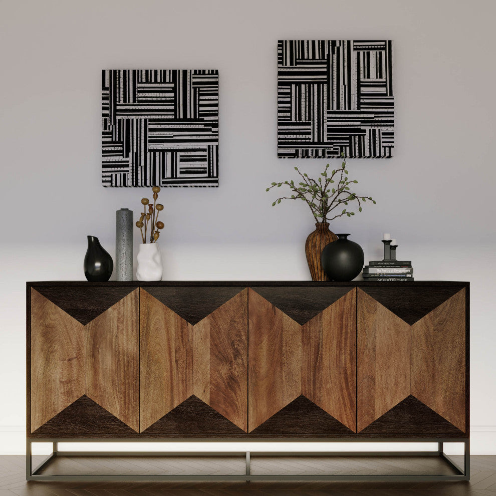 D-Bodhi Wall Deco, Black/White