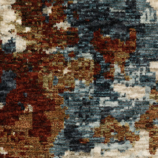 Harlan Modern Cosmic Splash Polyester Area Rug Runner 2'3" x 7'6"